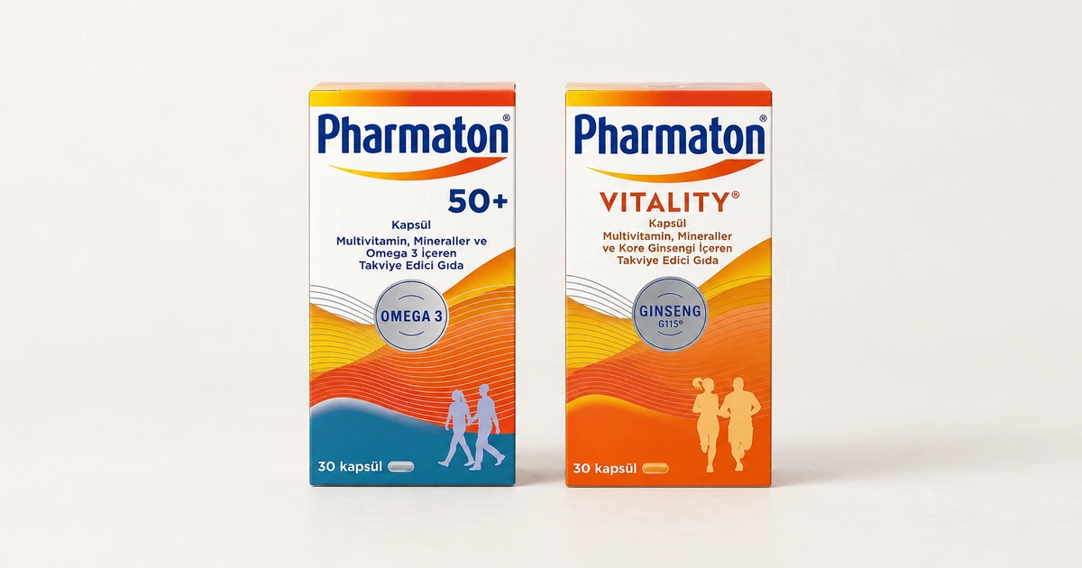 Pharmaton 50 Plus mı Vitality mi? İçerik, Kullanım ve Fark