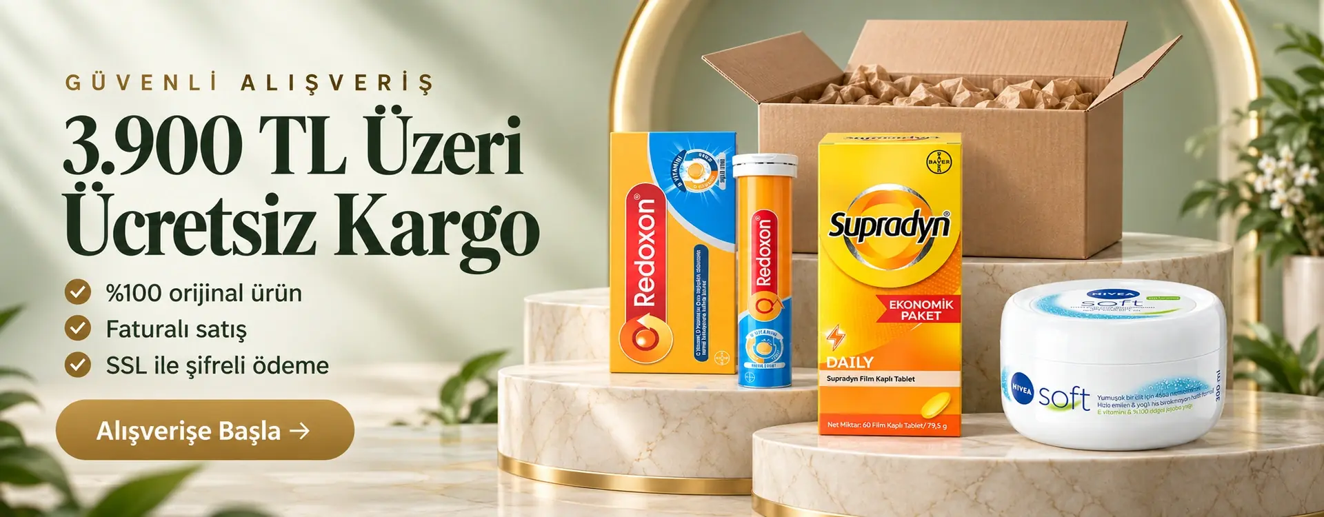 3.900 TL Üzeri Ücretsiz Kargo