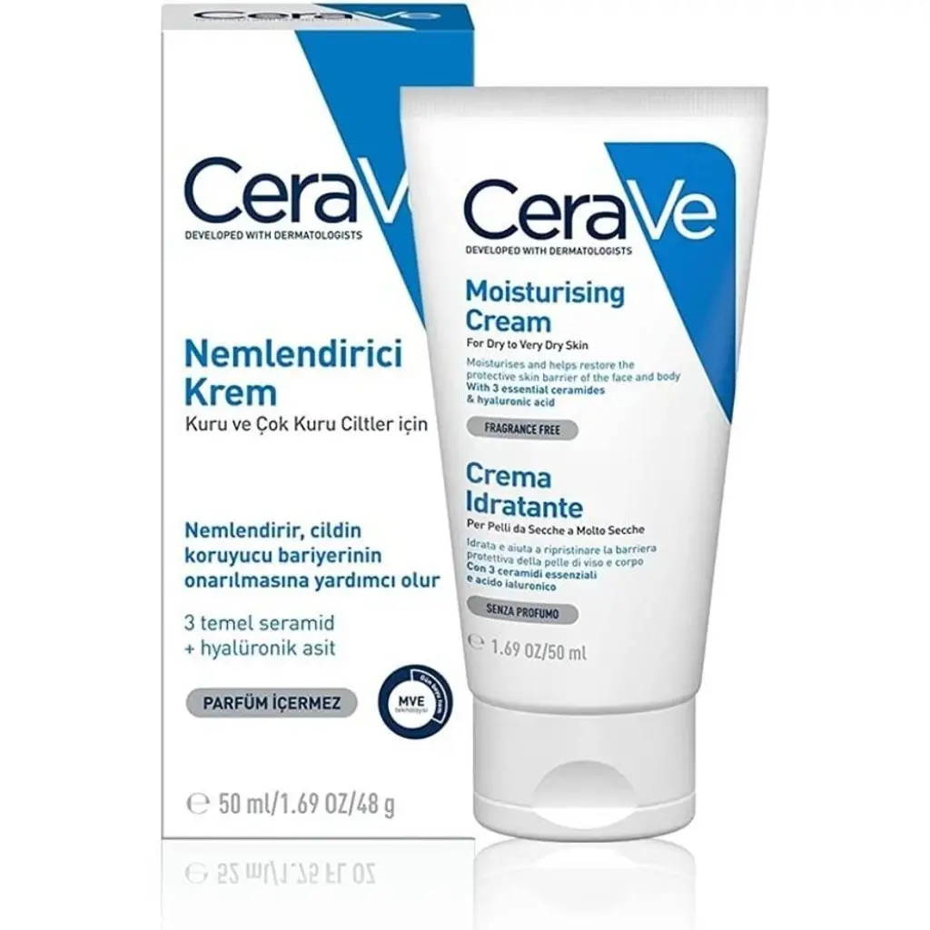 Cerave Nemlendirici Krem Kuru ve Çok Kuru Ciltler 50 ml