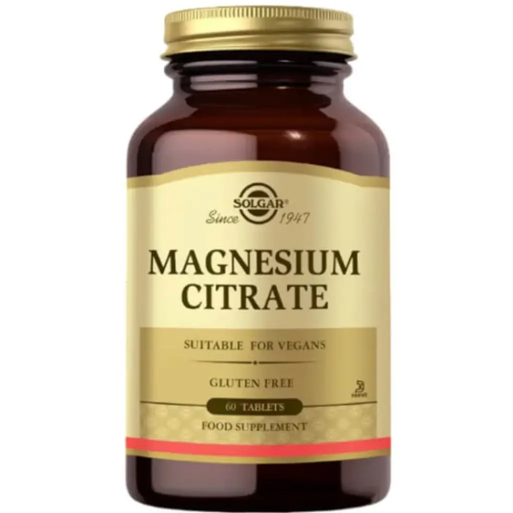 Solgar Magnesium Citrate 200 mg 60 Tablet