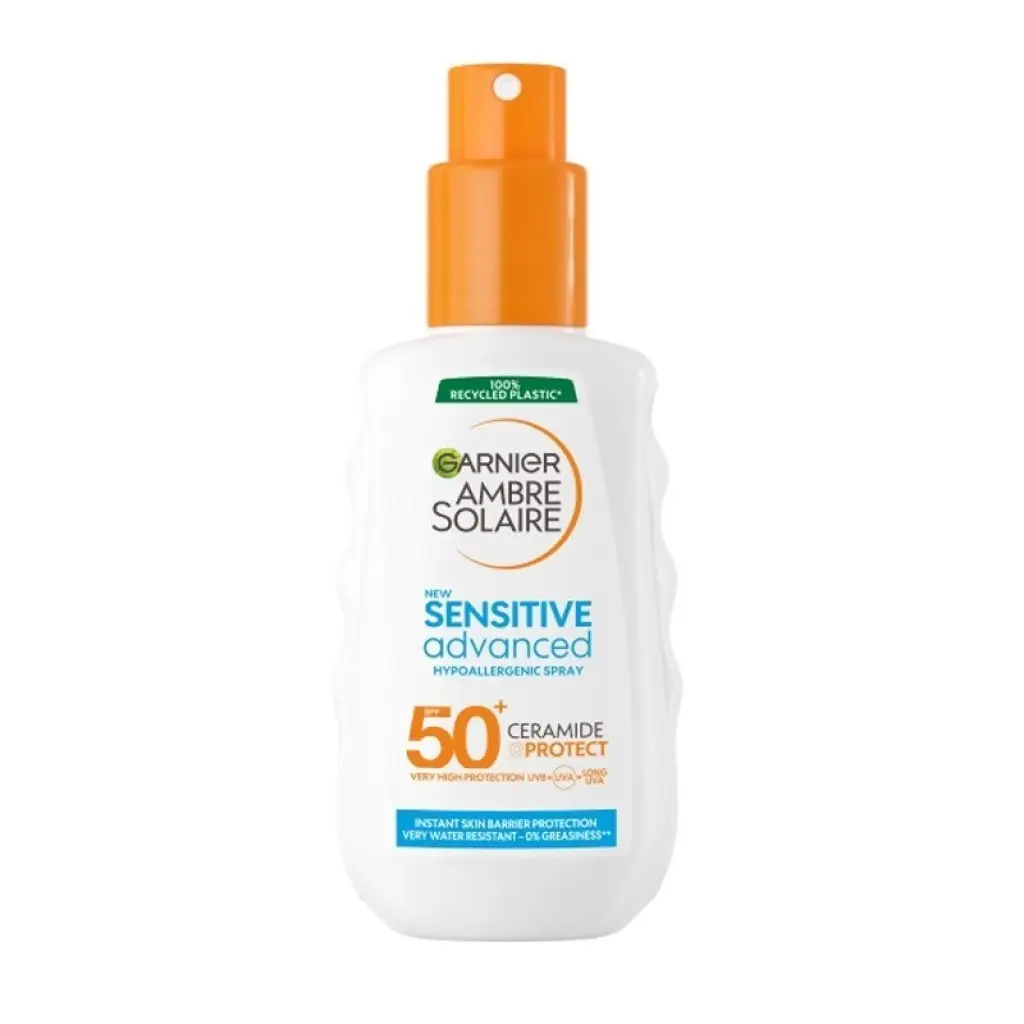 Garnier Ambre Solaire Sensitive Advanced Hassas Ciltler İçin Güneş Koruyucu Sprey SPF50+ 150 ml