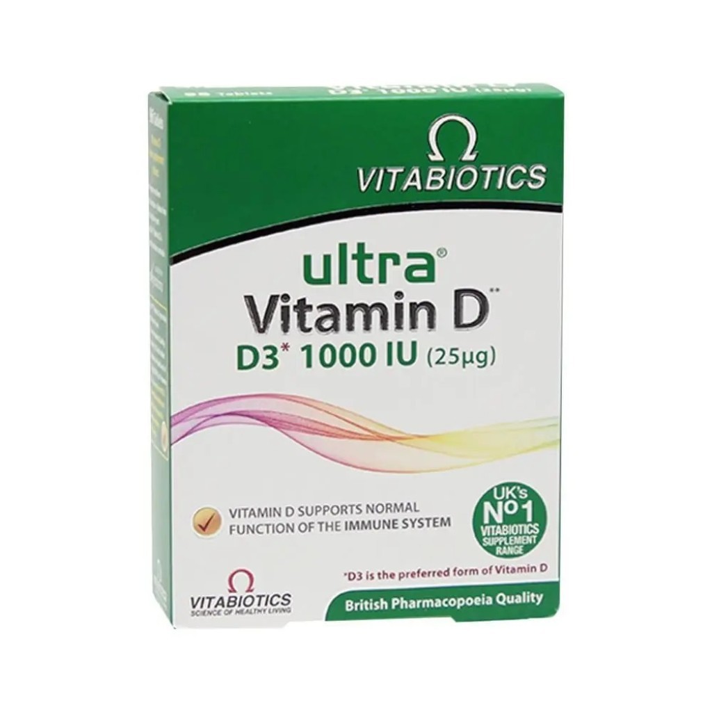 Vitabiotics Ultra Vitamin D3 1000 IU 96 Tablet