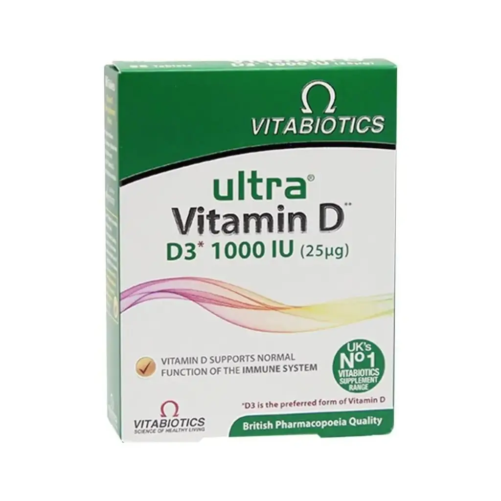 Vitabiotics Ultra Vitamin D3 1000 IU 96 Tablet