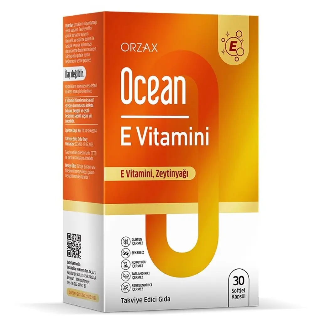 Ocean E Vitamini 30 Softjel Kapsül