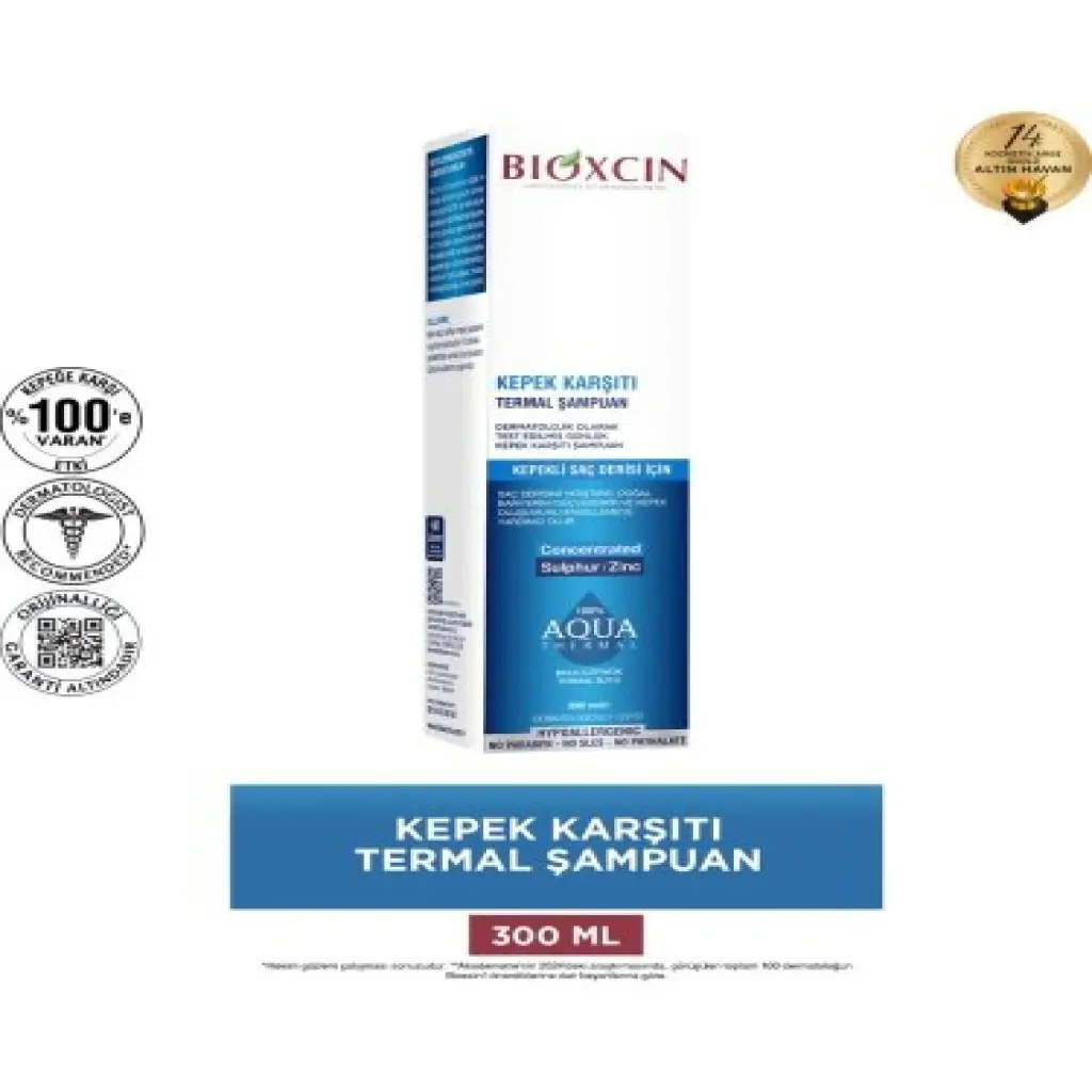 Bioxcin Aquathermal Kepek Şampuanı 300 ml