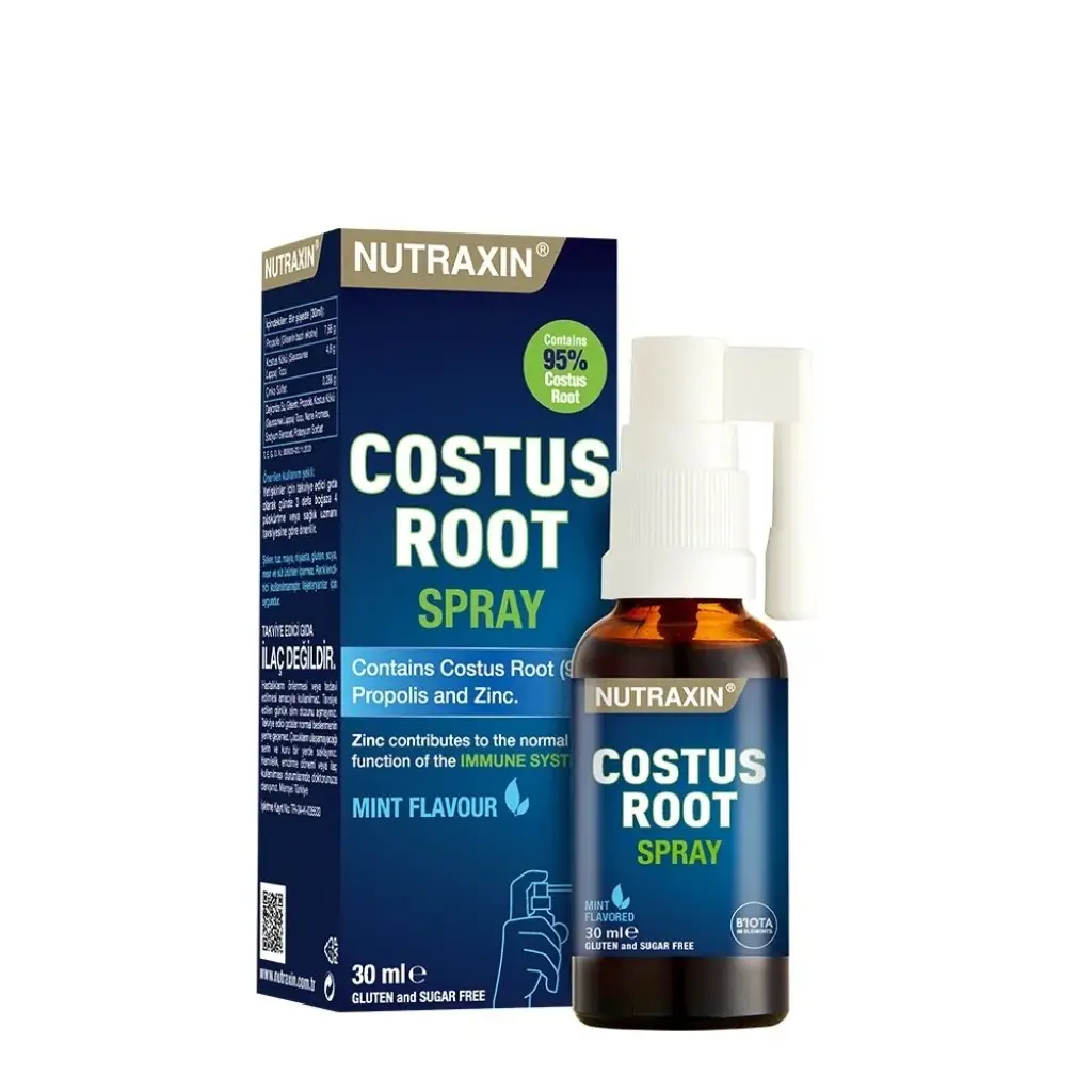 Nutraxin Costus Root Boğaz Spreyi 30 ml