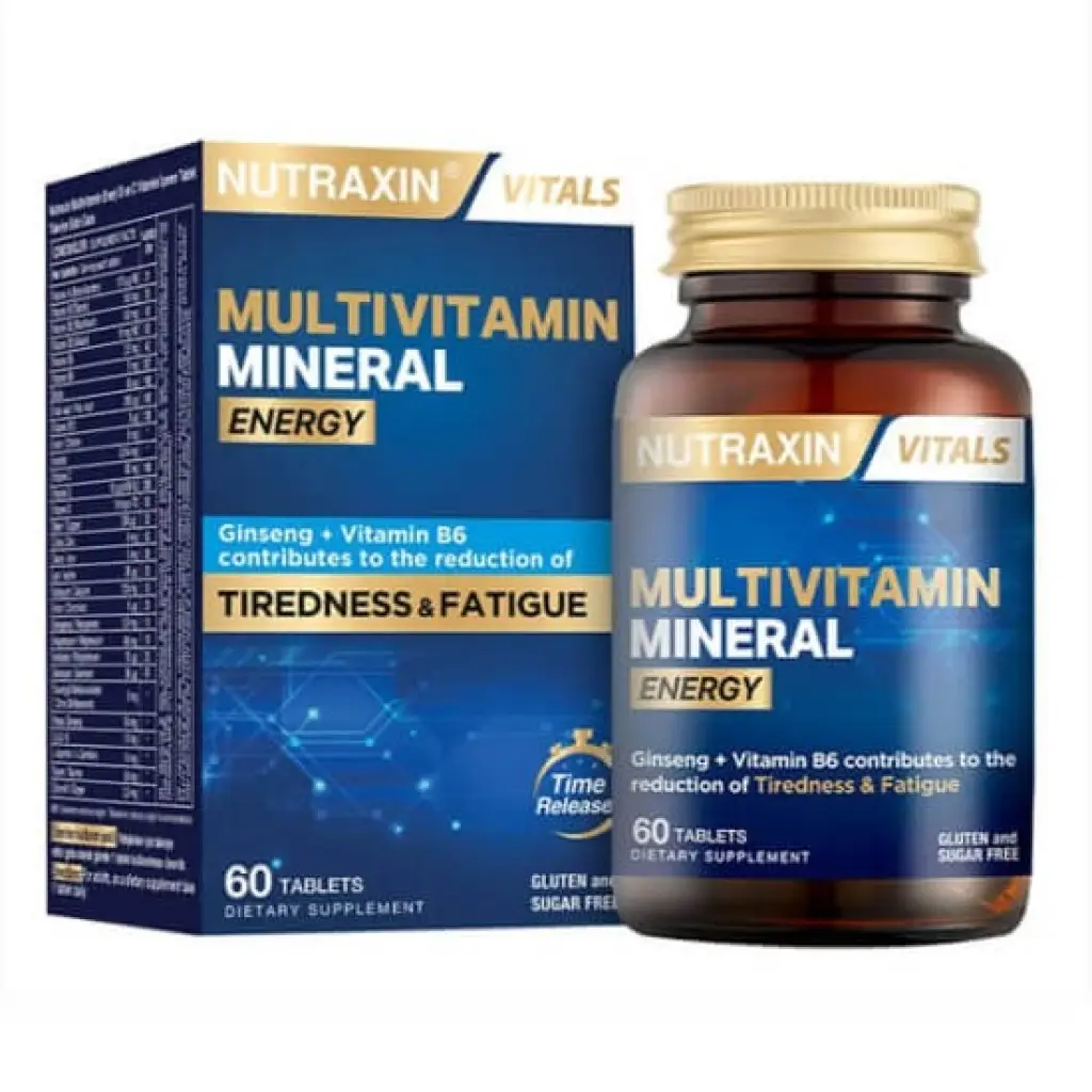 Nutraxin Multivitamin Mineral Energy 60 Tablet