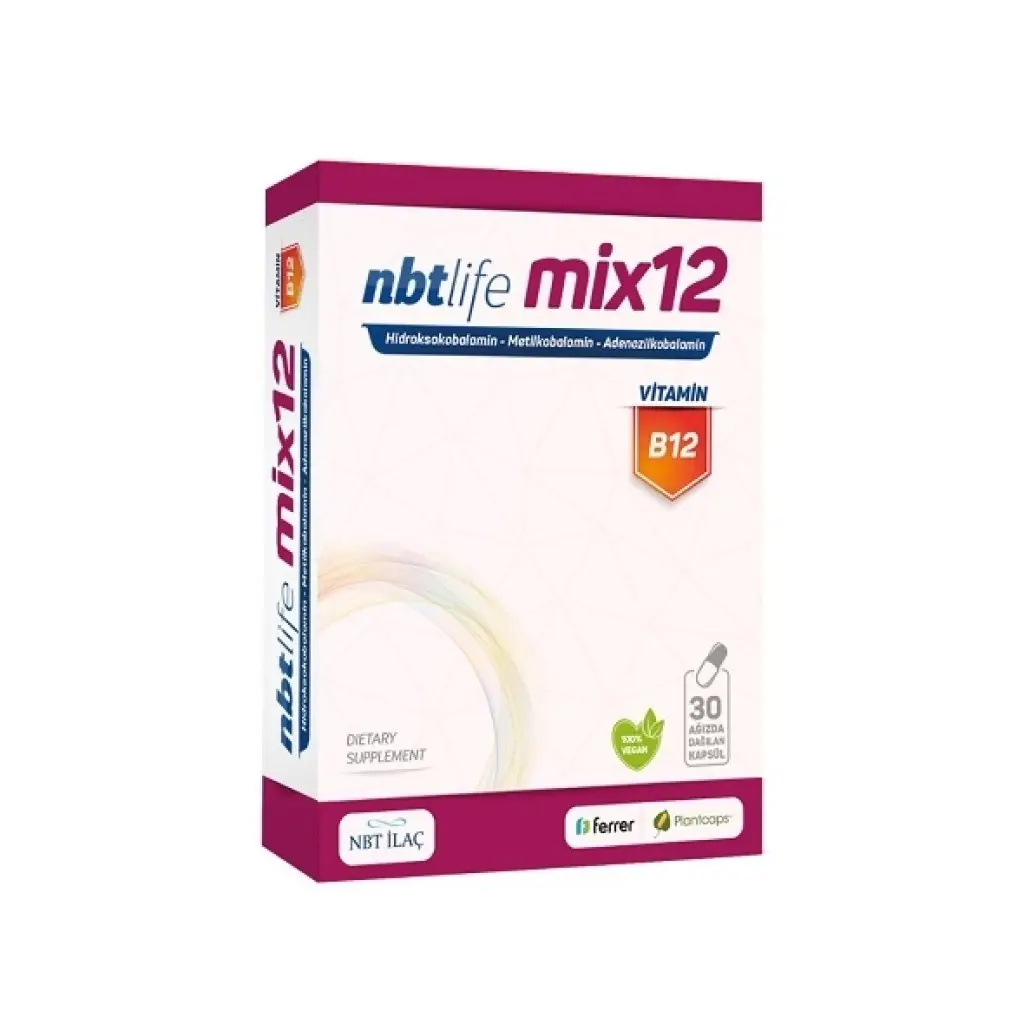 NBT Life Mix Vitamin B12 30 Kapsül