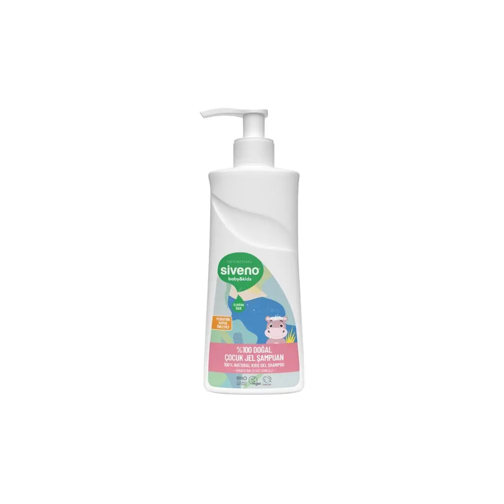 Siveno Doğal Bebek & Çocuk Saç ve Vücut Jel Şampuanı 325 ml