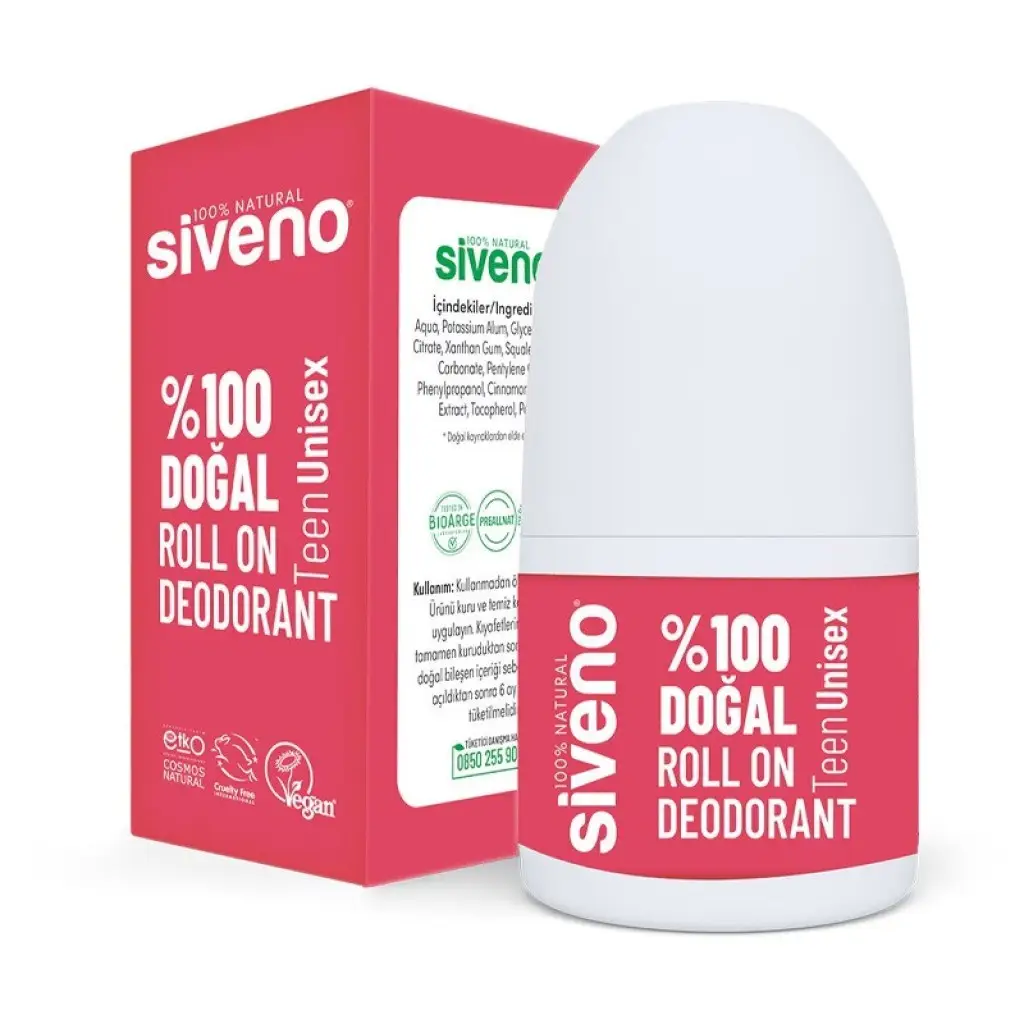 Siveno Natural Roll-On Teen Unisex 50 ml