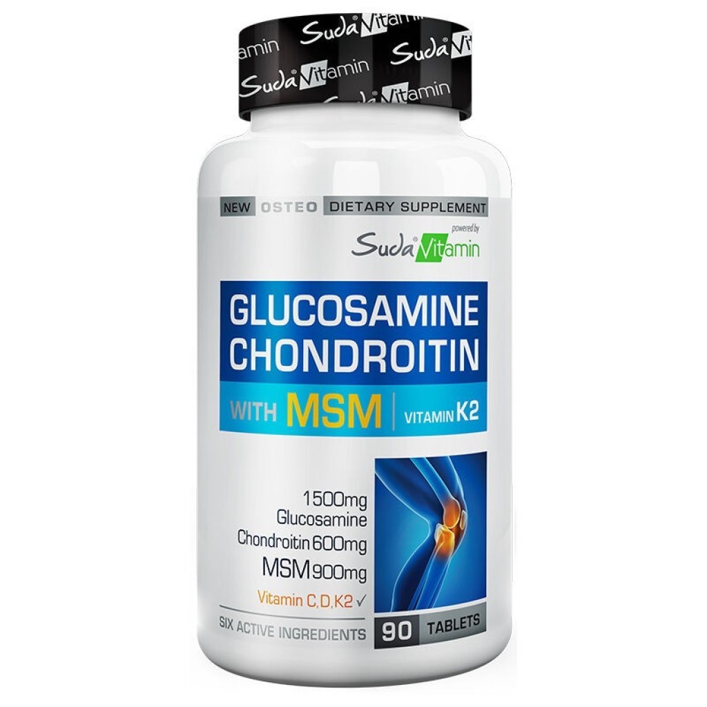 Suda Vitamin Glucosamine Chondroitin with MSM Vitamin K2 90 Tablet