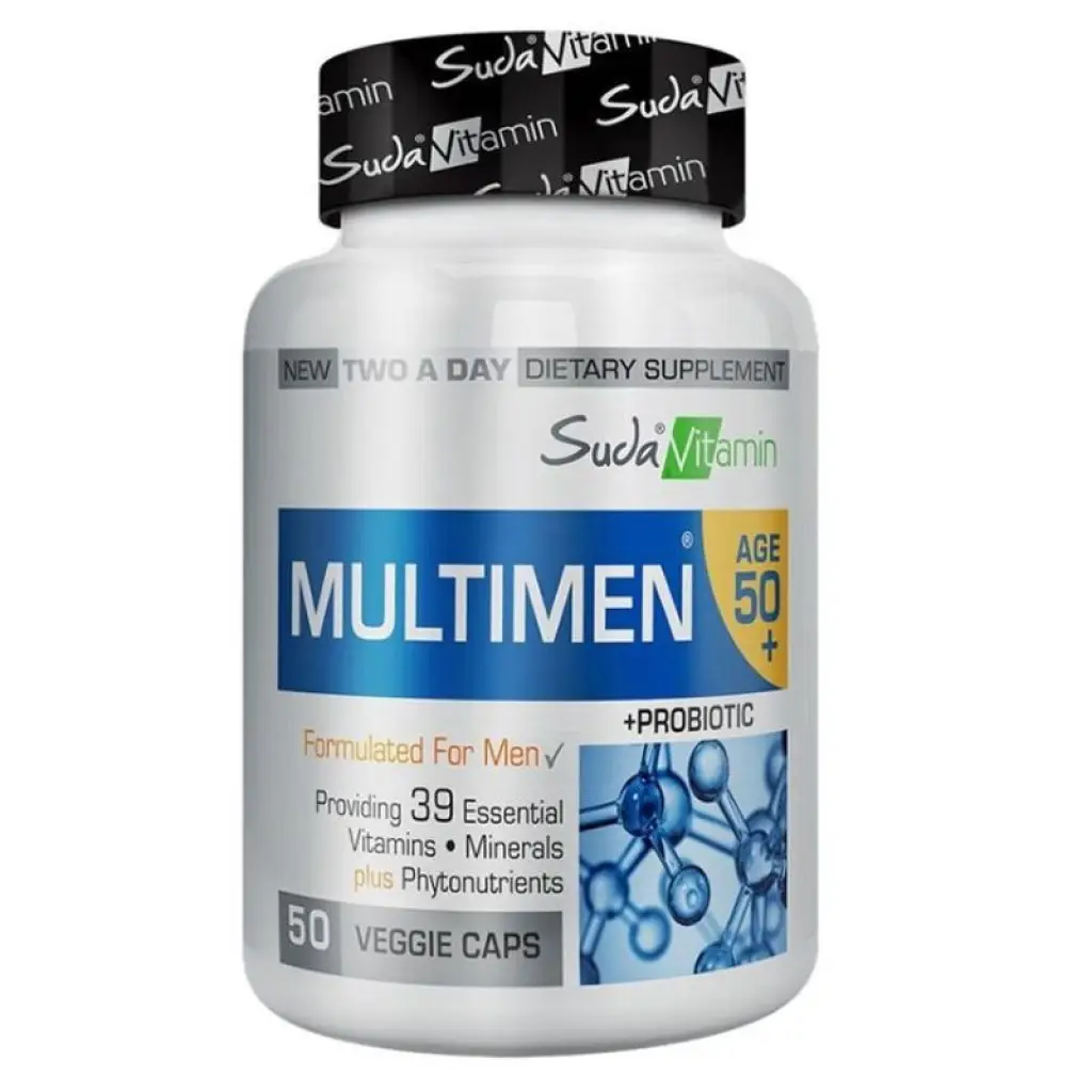 Suda Vitamin Multimen 50+ 50 Kapsül