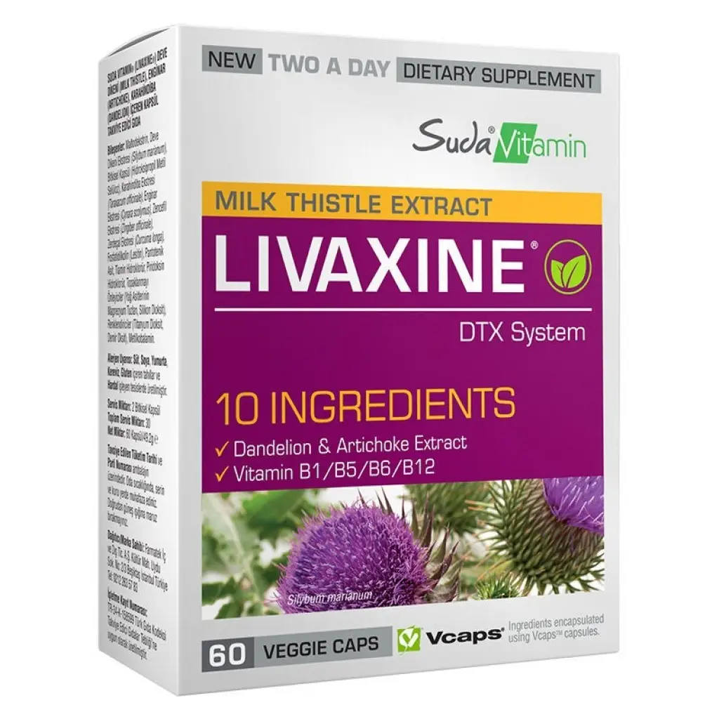 Suda Vitamin Livaxine 60 Kapsül