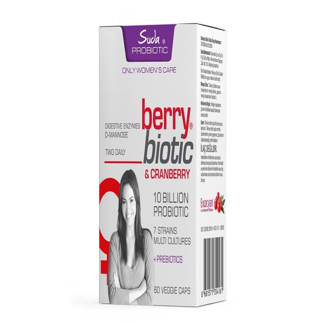 Suda Probiotic Berrybiotic 60 Kapsül