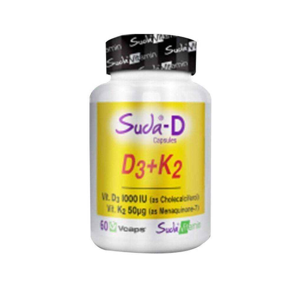 Suda Vitamin D3 K2 60 Kapsül