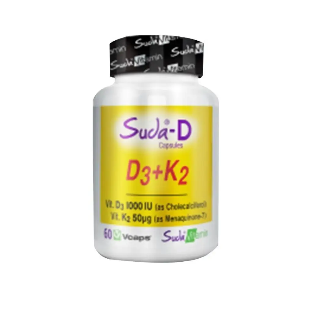 Suda Vitamin D3 K2 60 Kapsül