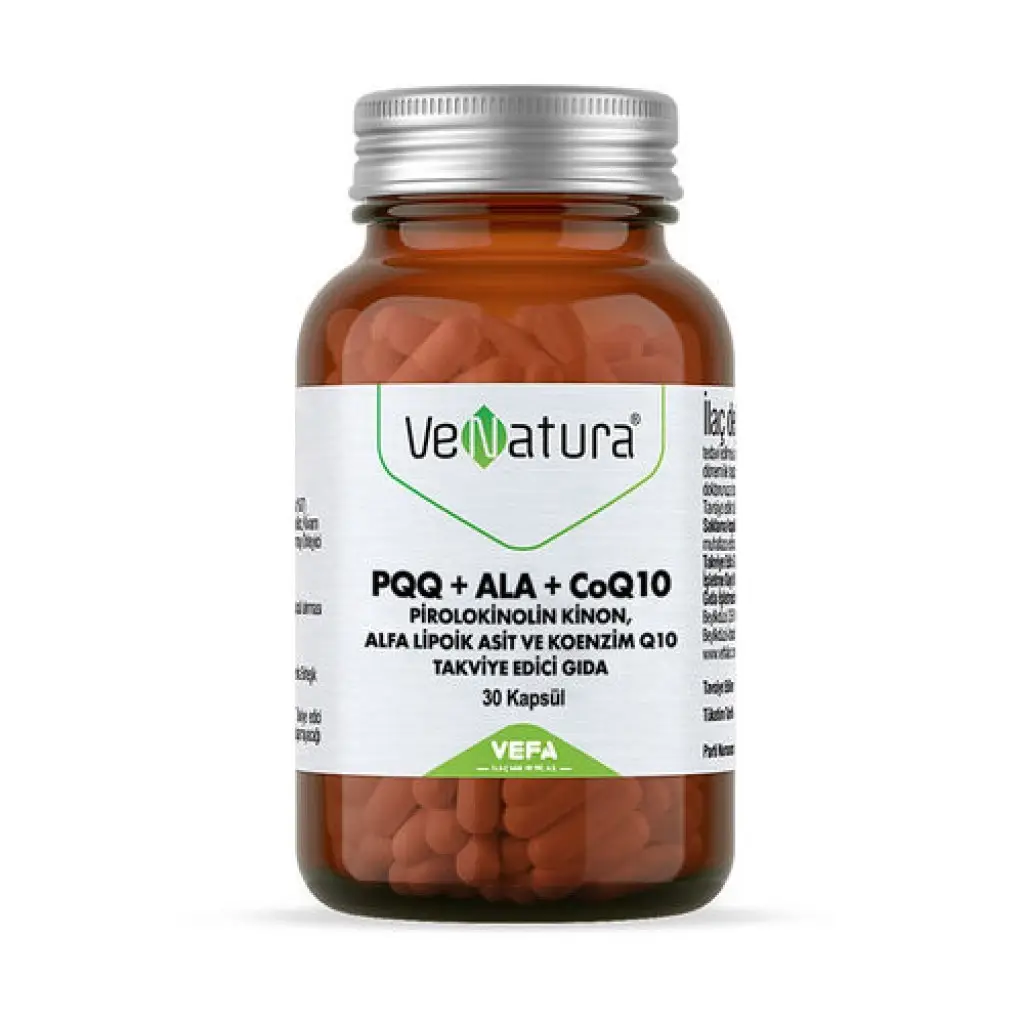 VeNatura PQQ+ALA+KoenzimQ10+Alfa Lipoik Asit 30 Kapsül