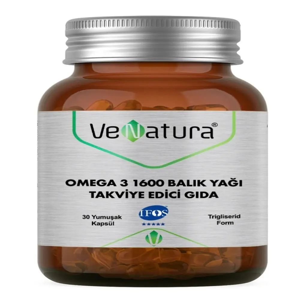 Venatura Omega 3 1600 Balık Yağı 30 Yumuşak Kapsül
