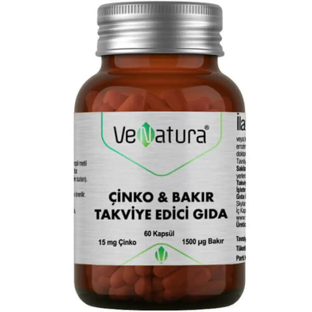 Venatura Çinko & Bakır 60 Kapsül