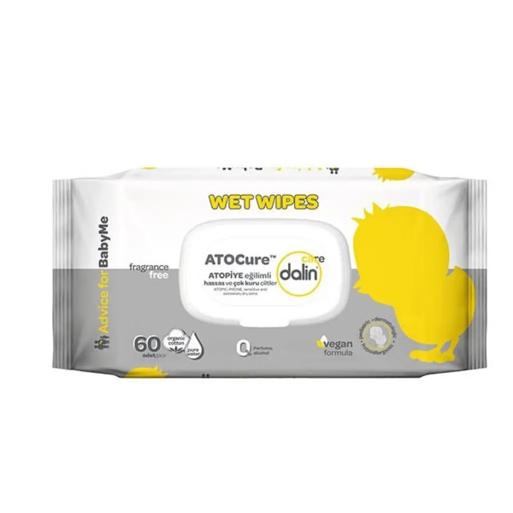 Dalin Atocure Islak Mendil 60lı