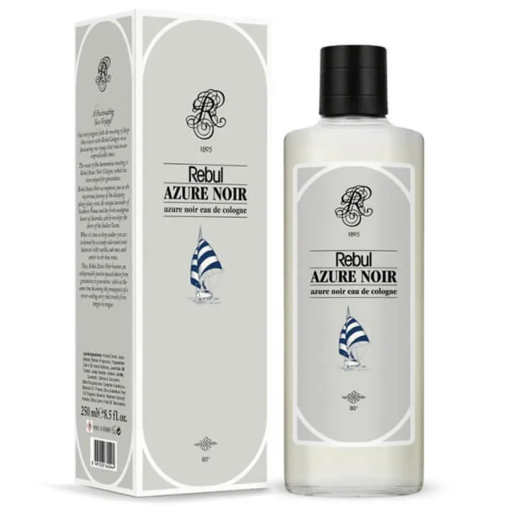 Rebul Azure Noir Kolonya Cam Şişe 250 ml
