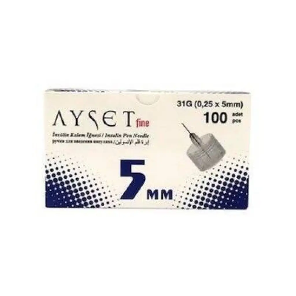 Ayset Fine İnsülin Kalem İğnesi 31G 0.25 x 5mm