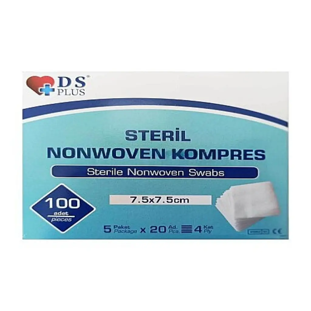 Ds Plus Gaz Kompres Steril 7,5x7,5 cm 50’li