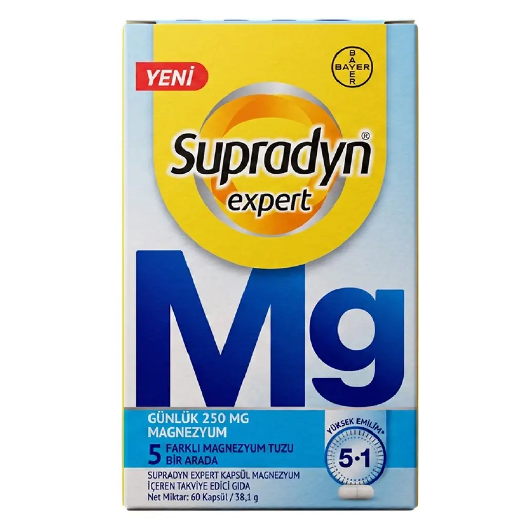Supradyn Expert Magnezyum 60 Kapsül