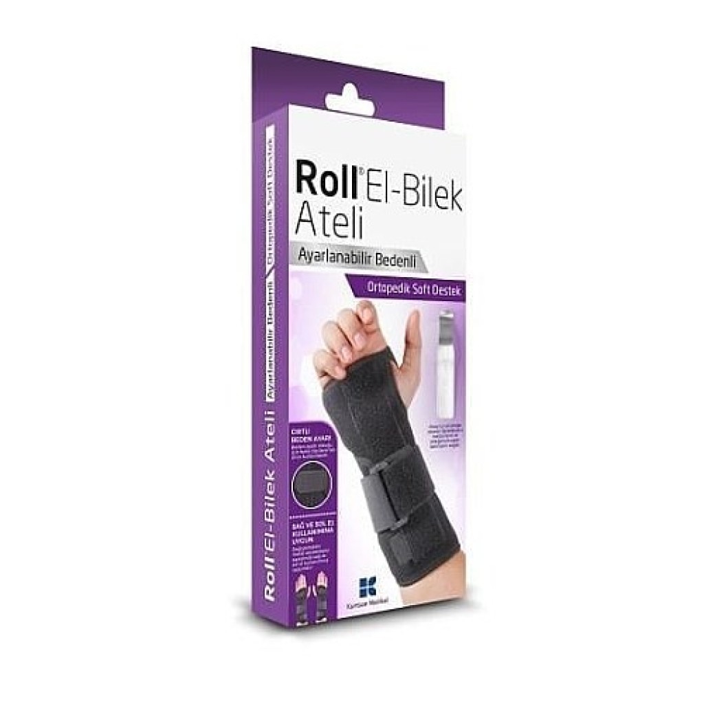 Roll Universal Başparmak Desteksiz El Bilek Ateli
