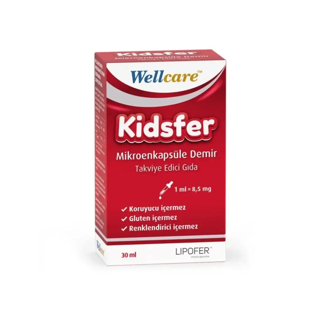 Wellcare Kidsfer Mikroenkapsüle Demir Damla 30 ml