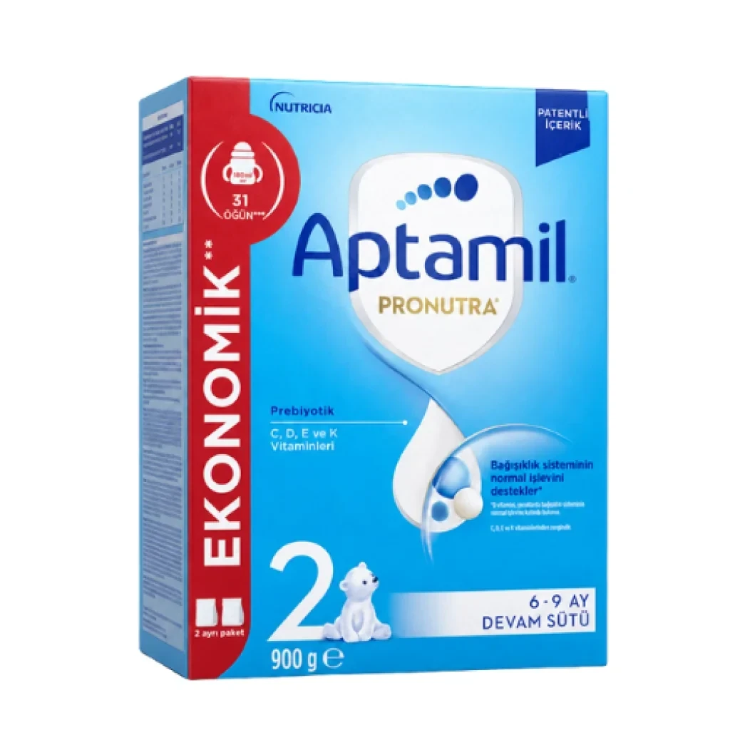 Aptamil Pronutra 2 Devam Sütü 900 gr - 2 Adet