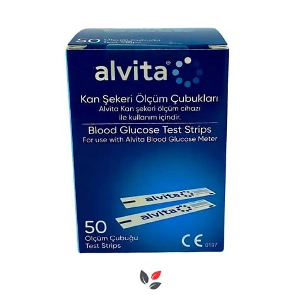Alvita Şeker Ölçüm Stripi 50'li