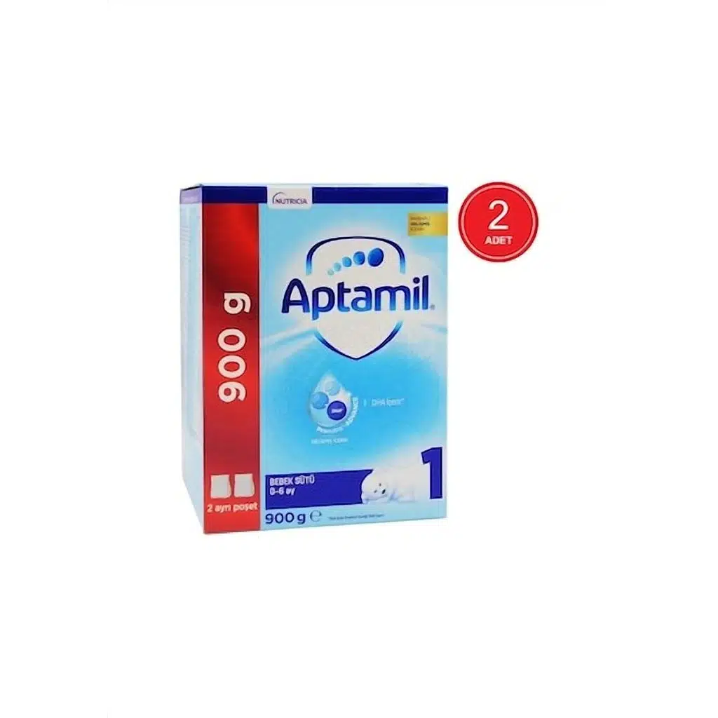 Aptamil 1 Bebek Sütü 900 gr 2 Adet