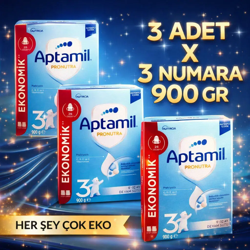 Aptamil 3 Devam Sütü 900 gr 3 Adet