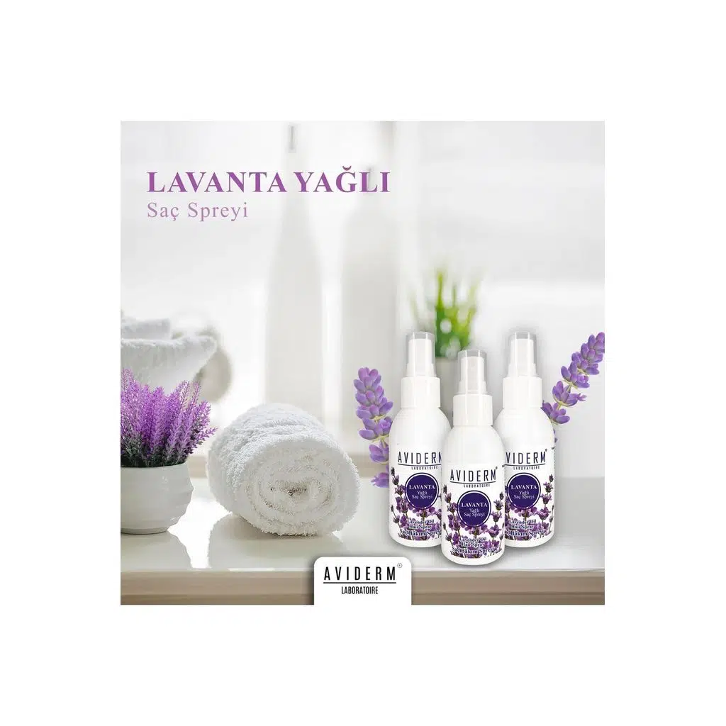 Aviderm Lavanta Yağlı Bit Kovucu Saç Spreyi 100 ml
