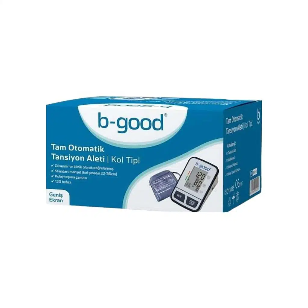 B-Good Tam Otomatik Hafızalı Tansiyon Aleti (Kol Tipi)