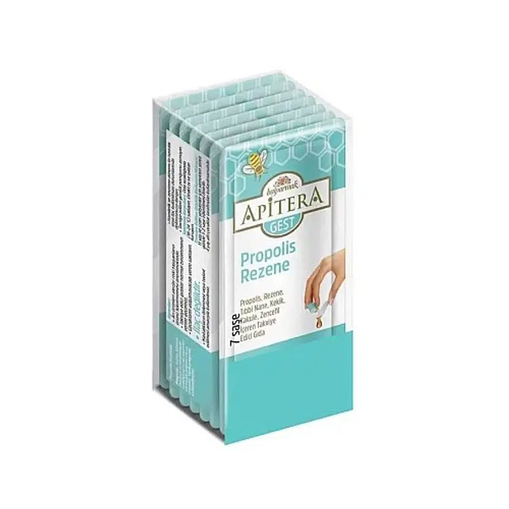 Balparmak Apitera Gest Propolis Rezene Tıbbi Nane Kekik Kakule Zencefil 7 gr x 7 Saşe