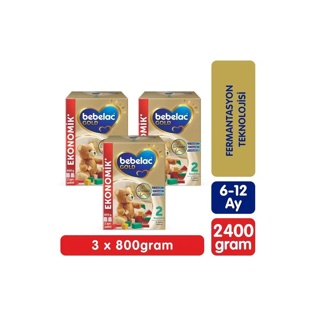 Bebelac Gold 2 800gr 3adet