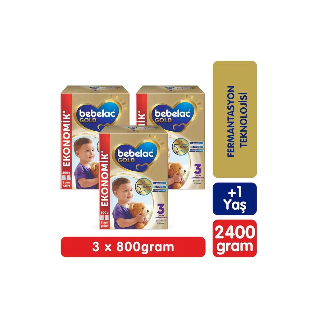Bebelac Gold 3 800gr 3adet