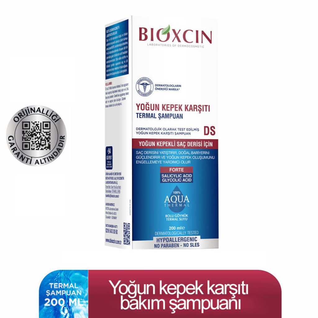 Bioxcin Şampuan Aquathermal DS Yoğun Kepek Karşıtı 200 ml