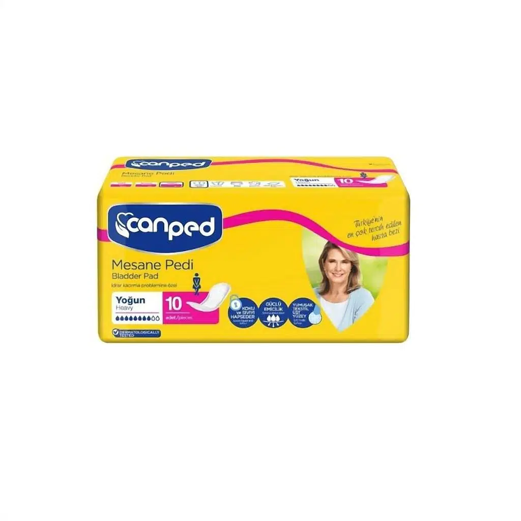 Canped Mesane Pedi Kadın Large 10'lu