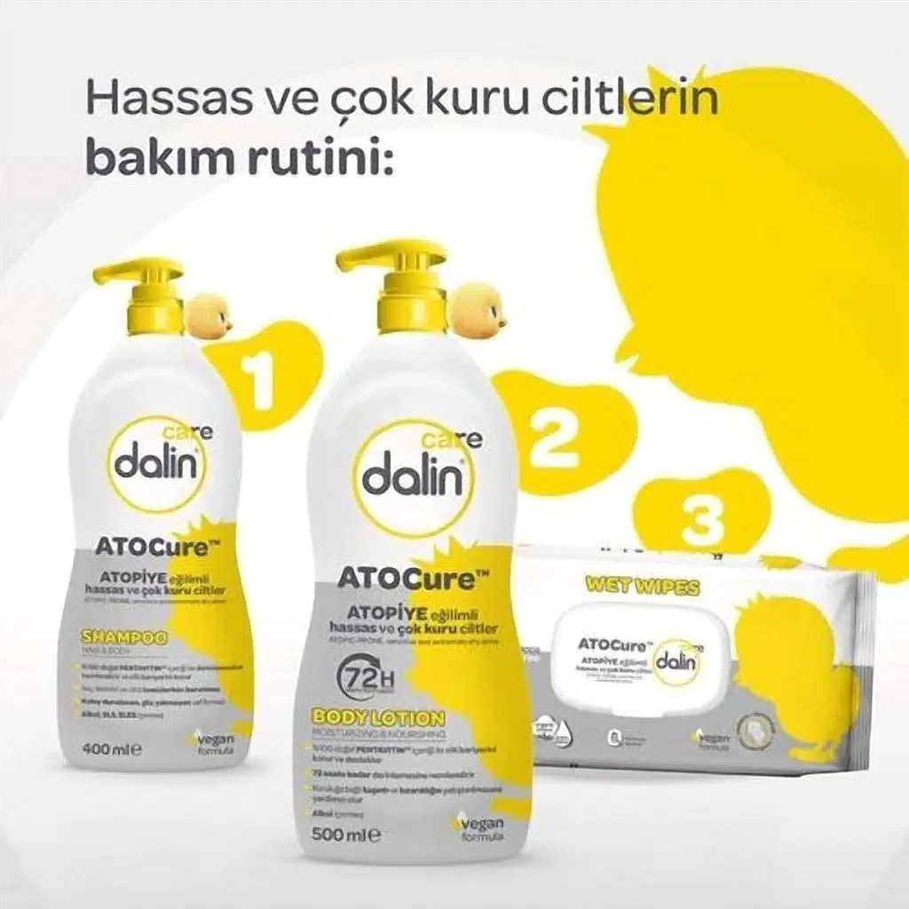 Dalin Atocure Islak Mendil 60'lı