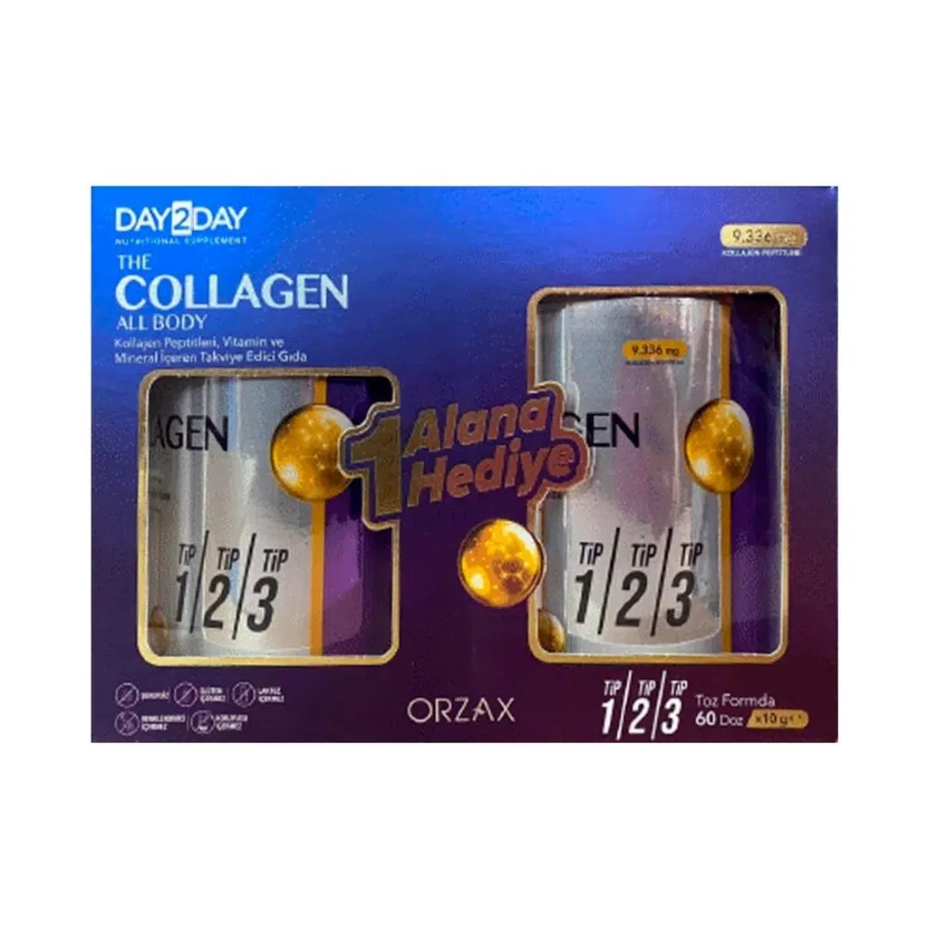 Day2day The Collagen All Body Toz 300 gr - 1 Alana 1 Hediye