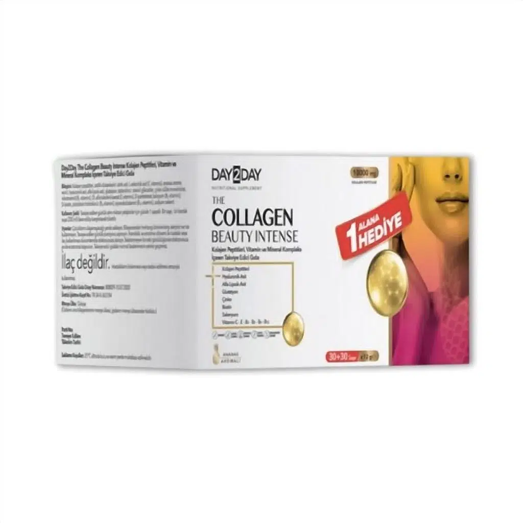Day2day The Collegen Beauty Ananas Aromalı 10000 mg 30 Saşe - 1 Alana 1 Hediye