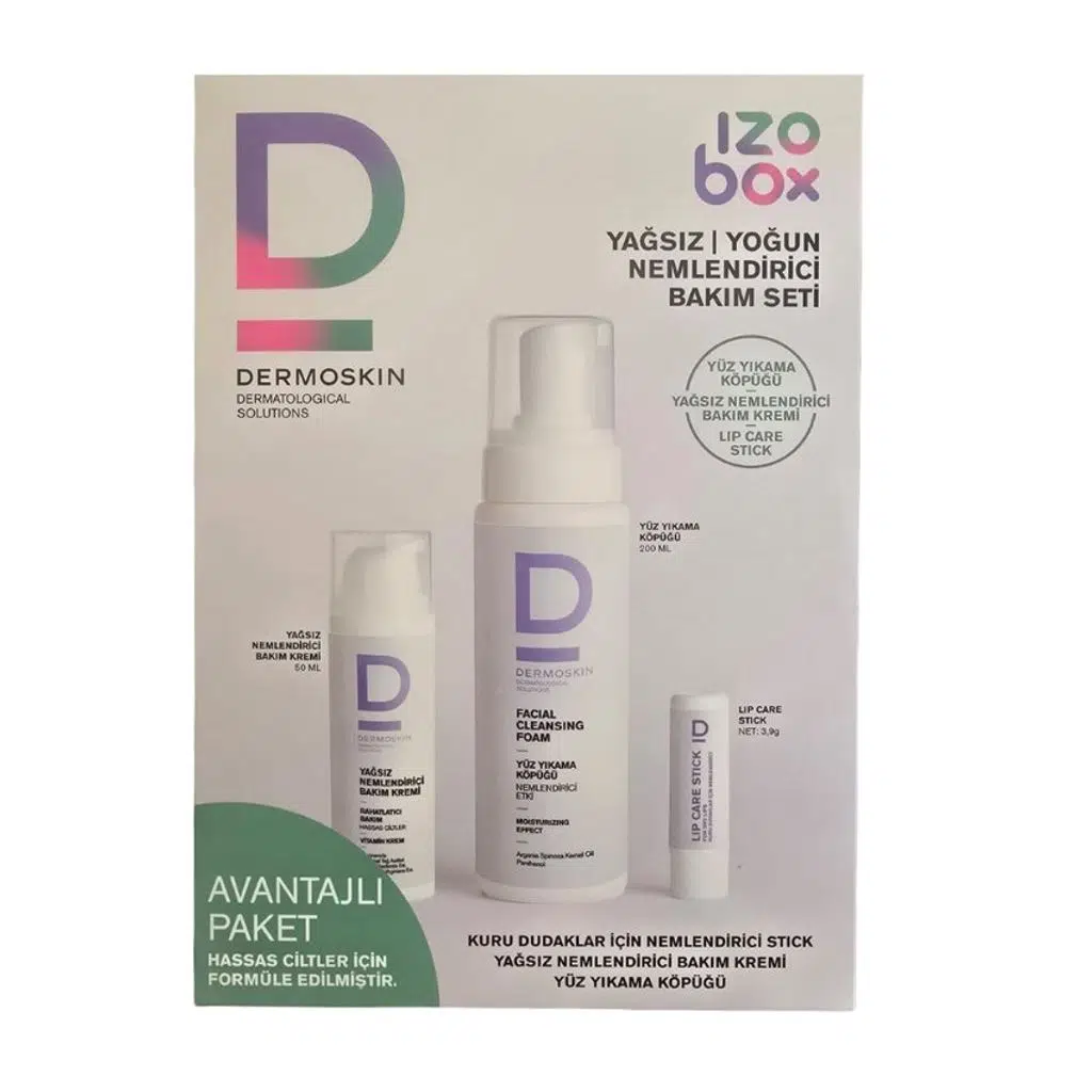 Dermoskin Izobox Yağsız Yoğun Nemlendirici Bakım Seti