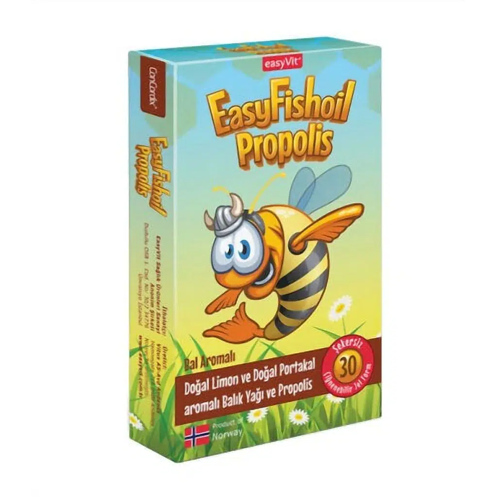 Easyfishoil Propolisli Omega 3 Jel Tablet 30'lu
