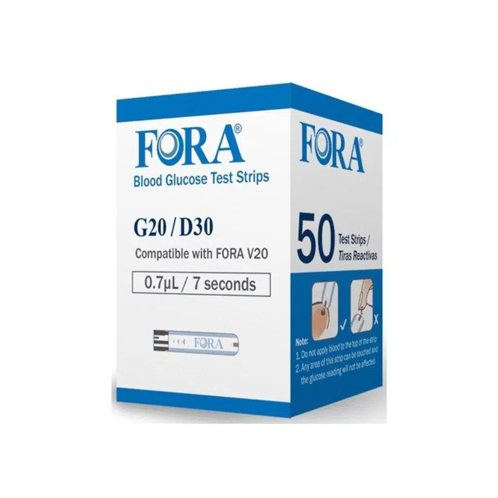 Fora G20 Kan Şekeri Test Stripi 50 Li