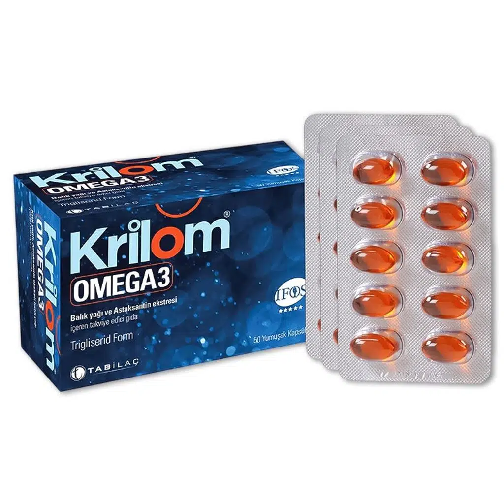 Krilom Omega-3 50 Yumuşak Kapsül