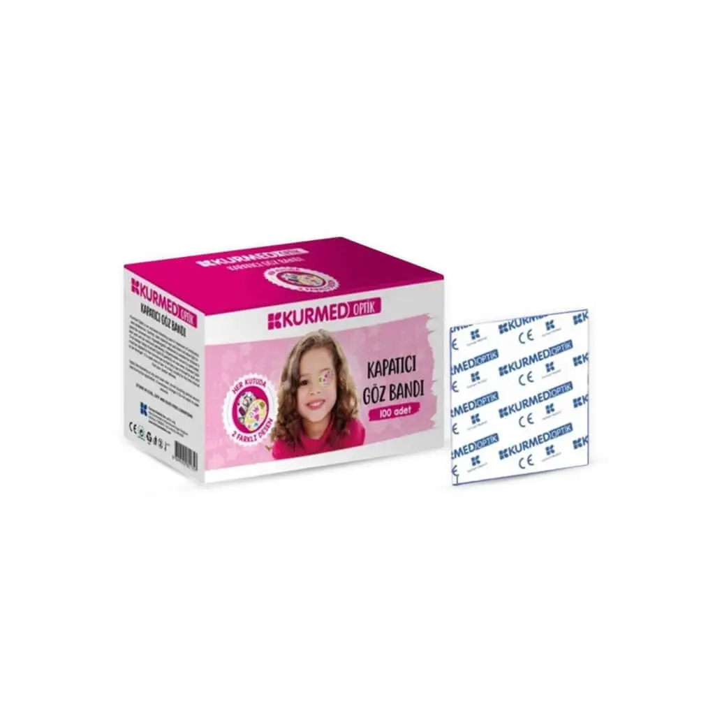 Kurmed Optik Kız Göz Bandı 100 Adet
