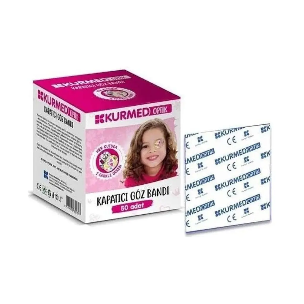 Kurmed Optik Çocuk Göz Bandı Kız 50’li